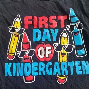 The Children's Place Black Kindergarten T-Shirt